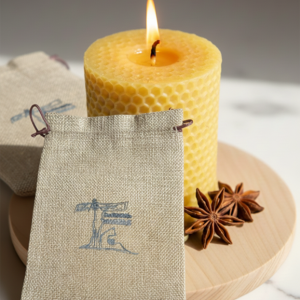 vela artesanal de cera virgen